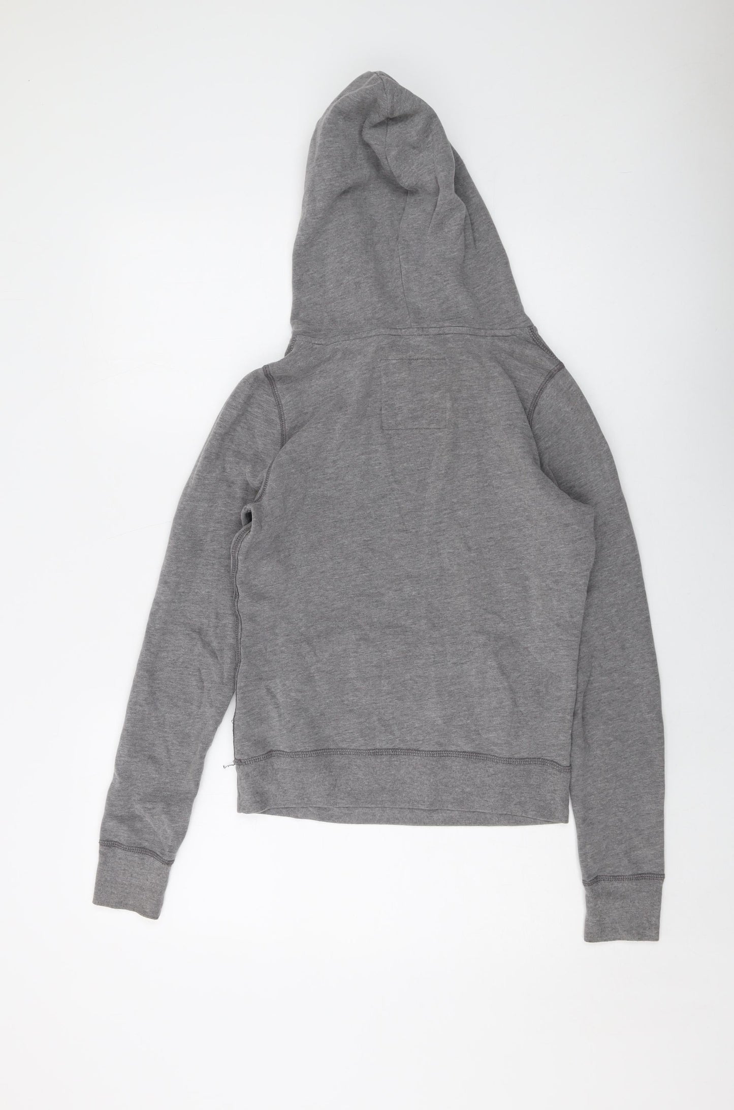 Hollister Womens Grey Cotton Pullover Hoodie Size S Pullover