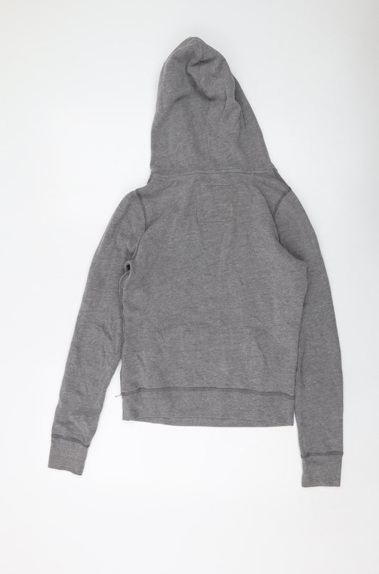 Hollister Womens Grey Cotton Pullover Hoodie Size S Pullover