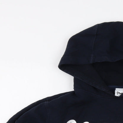 Money Boys Blue Cotton Pullover Hoodie Size 12-13 Years Pullover