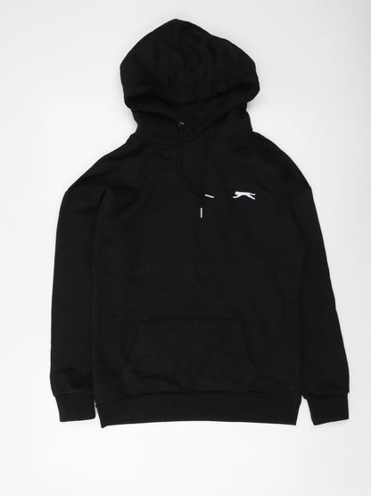 Slazenger Womens Black Polyester Pullover Hoodie Size 6 Pullover