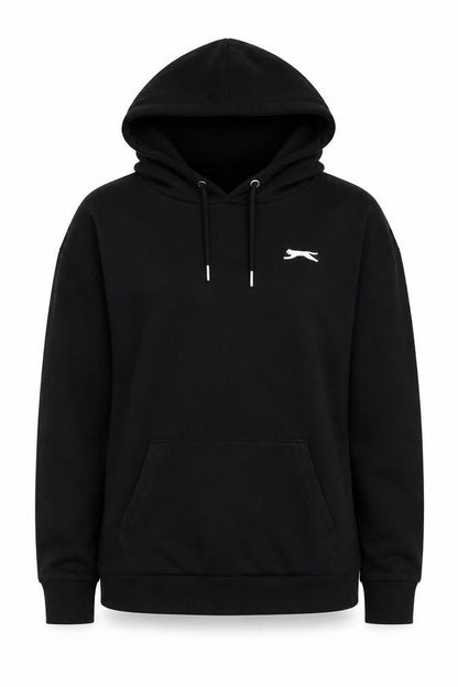 Slazenger Womens Black Polyester Pullover Hoodie Size 6 Pullover