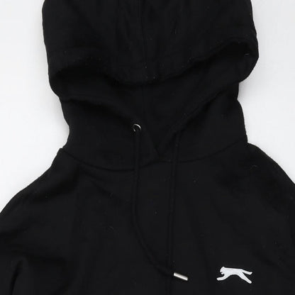 Slazenger Womens Black Polyester Pullover Hoodie Size 6 Pullover