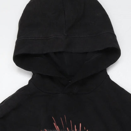 Mens UK Size S Stranger Things Black Pullover Hoodie