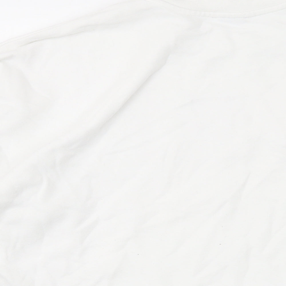 Juicy Couture Girls White Cotton Pullover Sweatshirt Size 14-15 Years Pullover