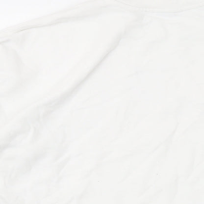 Juicy Couture Girls White Cotton Pullover Sweatshirt Size 14-15 Years Pullover