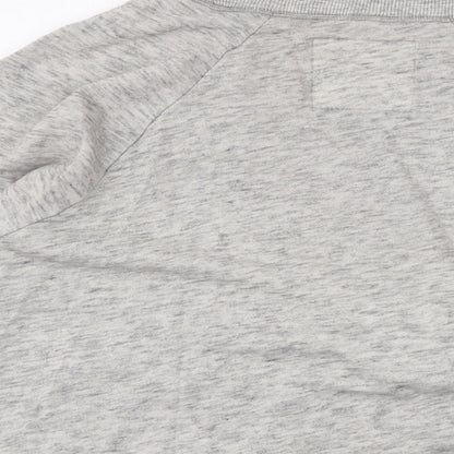 Hollister Womens Grey Cotton Pullover Sweatshirt Size L Pullover