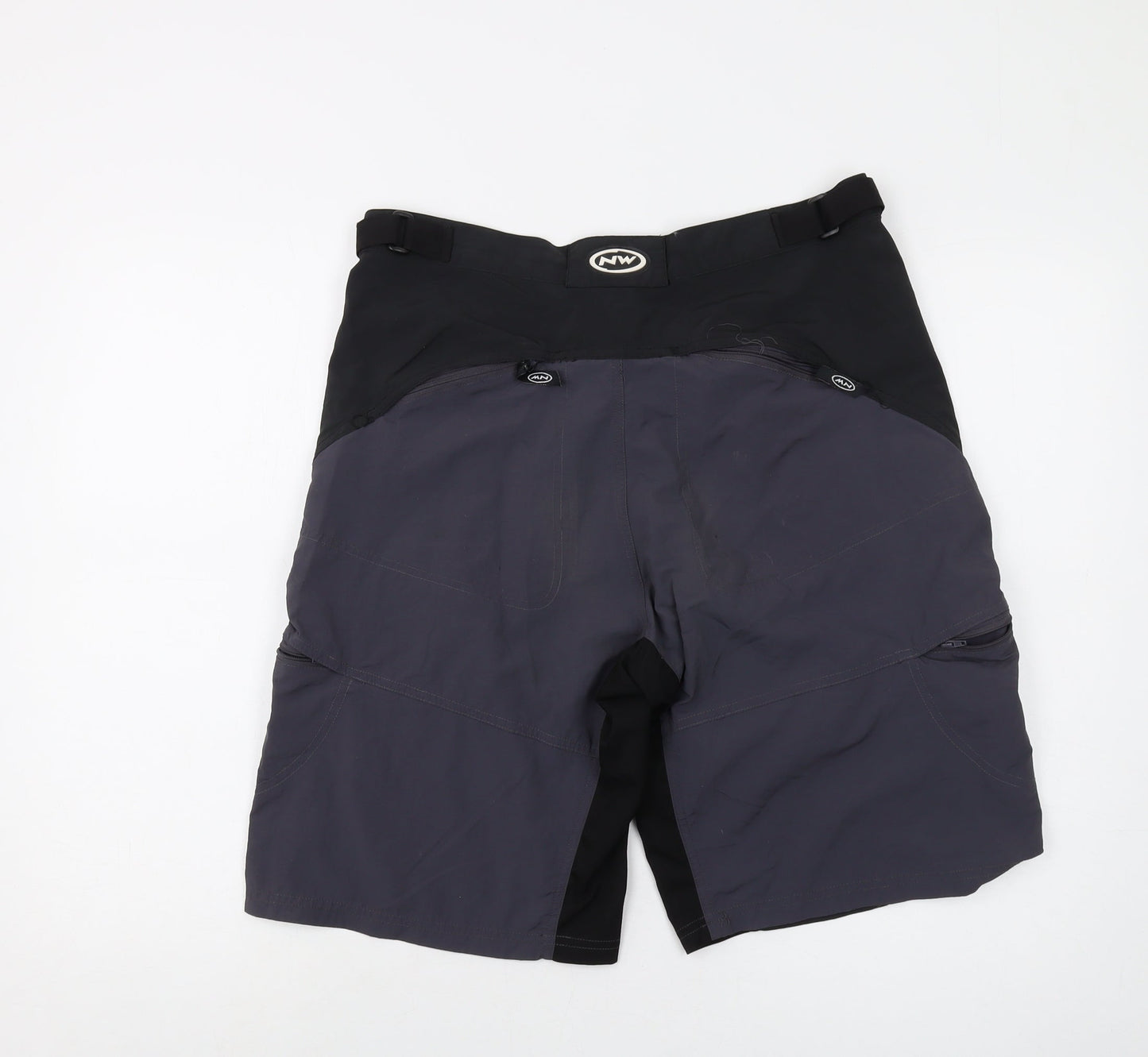 Northwave Mens Black Polyamide Bermuda Shorts Size L L12 in Regular Button