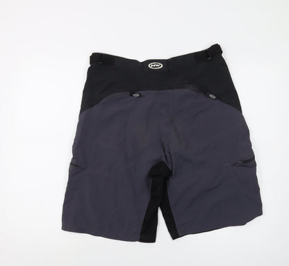 Northwave Mens Black Polyamide Bermuda Shorts Size L L12 in Regular Button