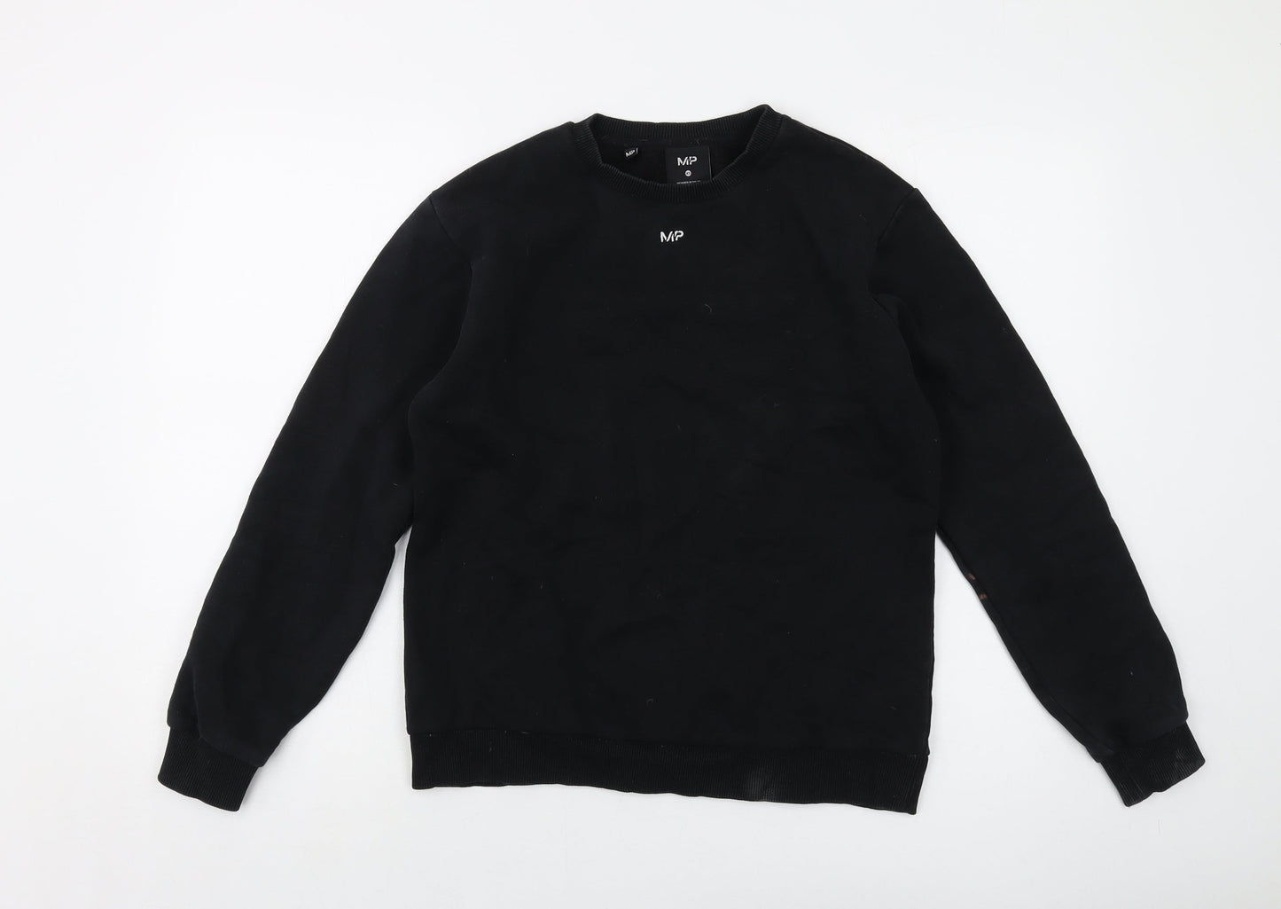 Womens UK Size XS MP Black Pullover Sweatshirt