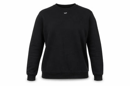 Myprotein Womens Black Cotton Pullover Sweatshirt Size XS Pullover