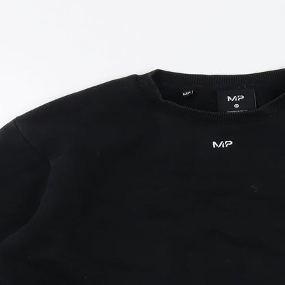 Womens UK Size XS MP Black Pullover Sweatshirt