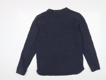 Mens UK Size M Selected Homme Blue Pullover Sweatshirt
