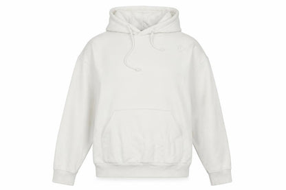 Weekday Womens White Cotton Pullover Hoodie Size S Pullover