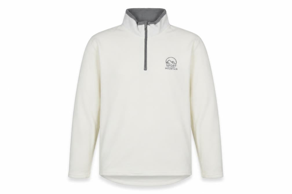 Mens UK Size L Atlas White Pullover Sweatshirt