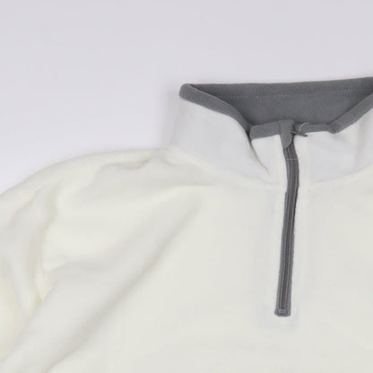 Mens UK Size L Atlas White Pullover Sweatshirt