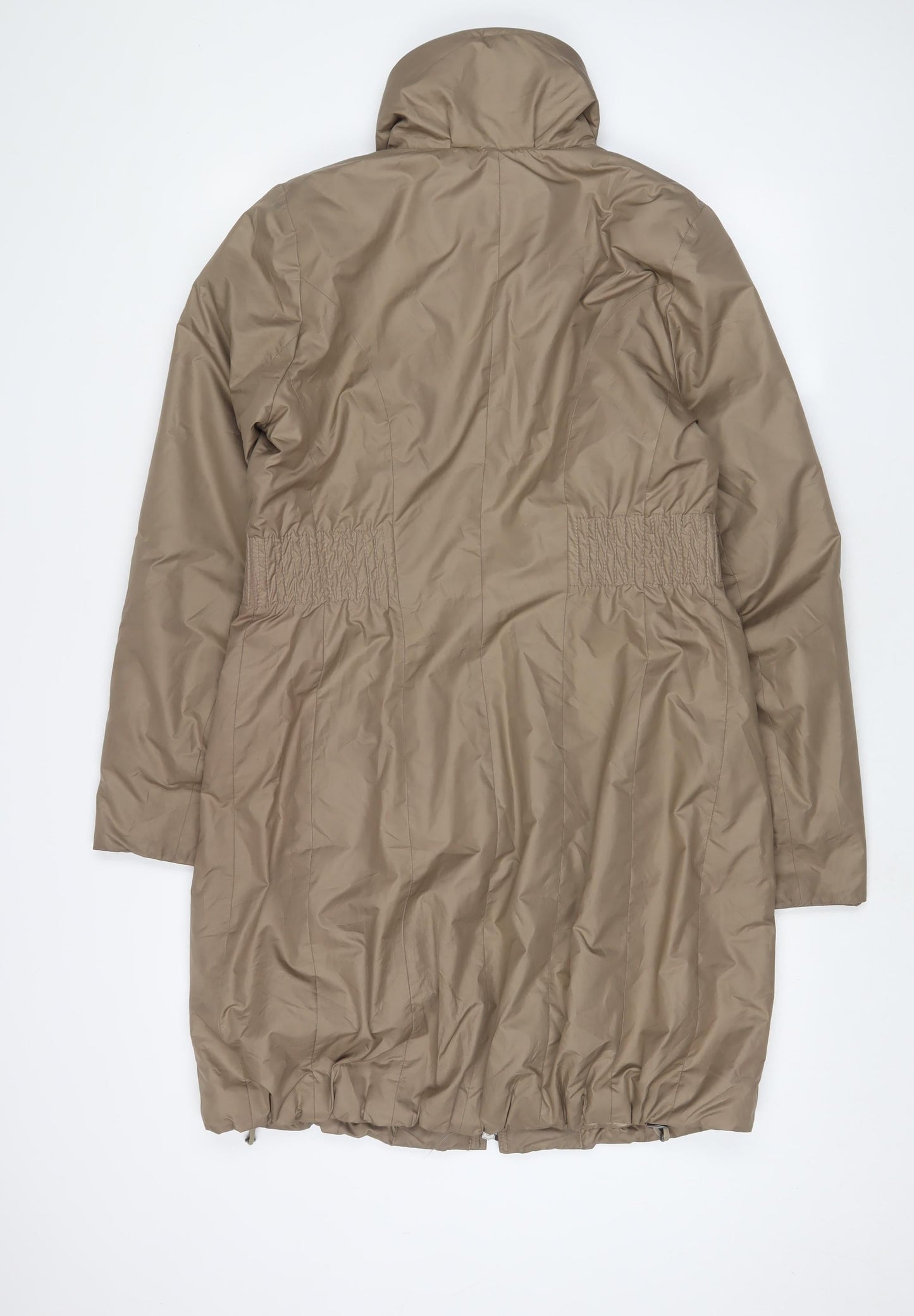 Creenstone Womens Beige Quilted Jacket Size 10 Zip
