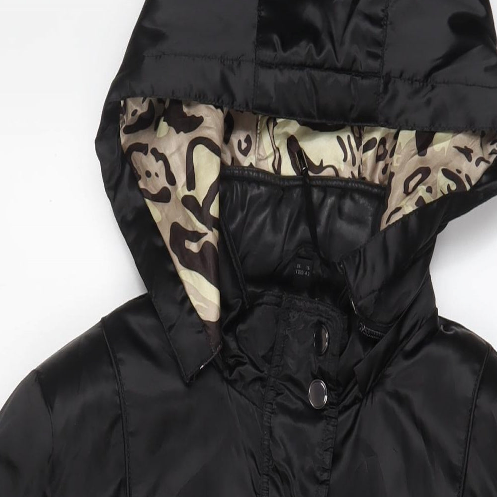 Womens UK Size 16 David Barry Black Jacket