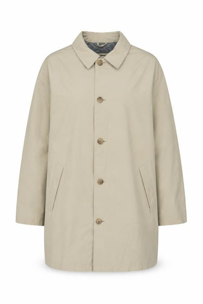 Womens UK Size L Landsend Beige Overcoat