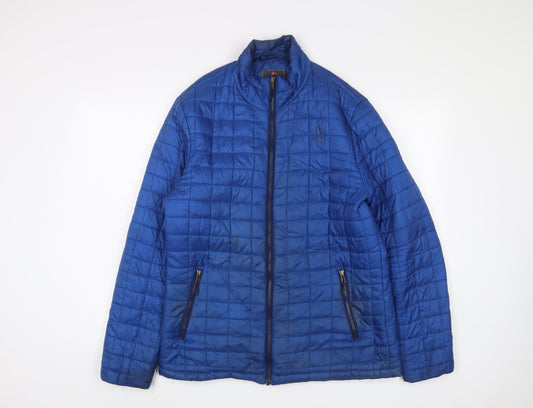 Mens UK Size M Ozark Trail Blue Puffer Jacket