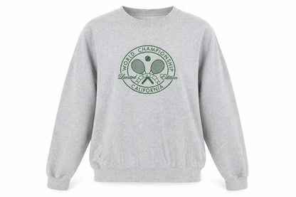 Spotted Womens Grey Cotton Pullover Sweatshirt Size L Pullover - World Champion California