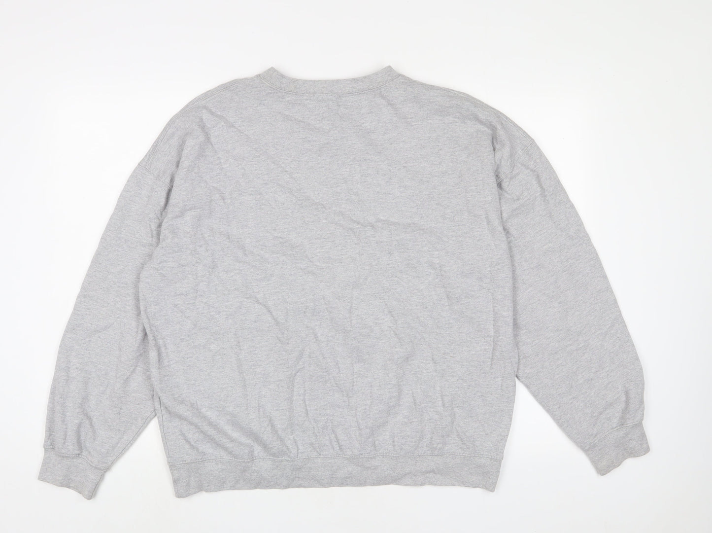 Spotted Womens Grey Cotton Pullover Sweatshirt Size L Pullover - World Champion California