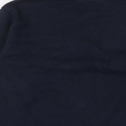 Kandor Mens Blue Cotton Pullover Sweatshirt Size XL