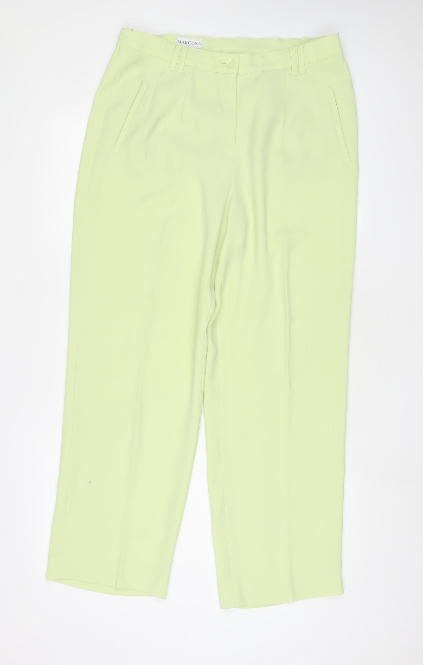 Womens UK Size 18 Marcona Regular Fit  Green Trousers