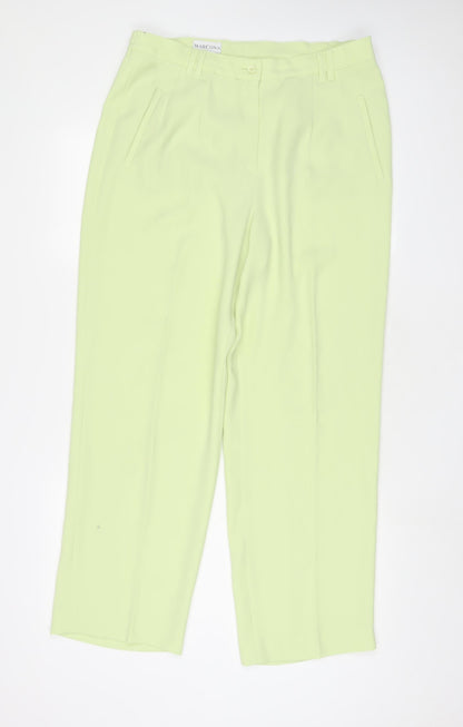 Womens UK Size 18 Marcona Regular Fit  Green Trousers