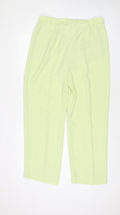 Womens UK Size 18 Marcona Regular Fit  Green Trousers