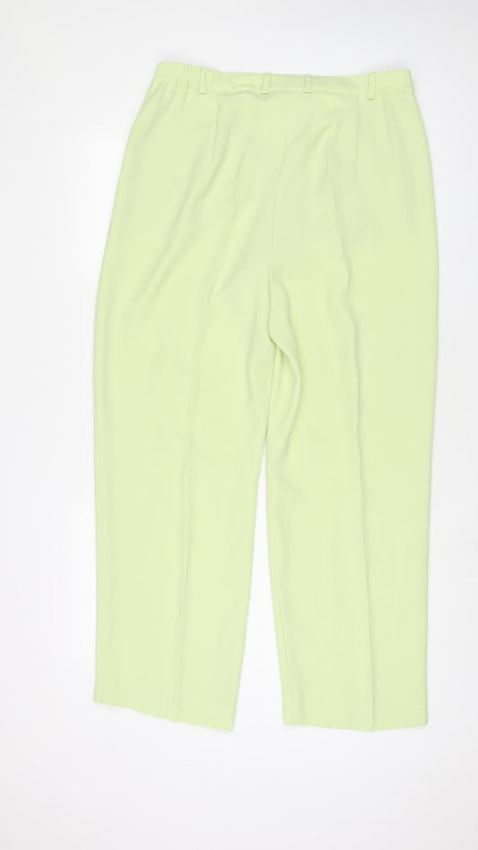 Womens UK Size 18 Marcona Regular Fit  Green Trousers
