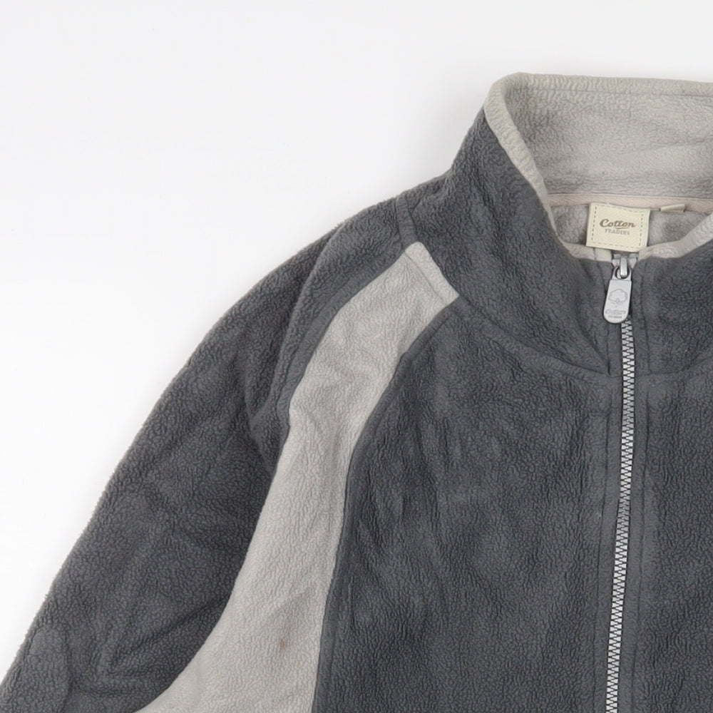 Mens UK Size S Cotton Traders Grey Jacket