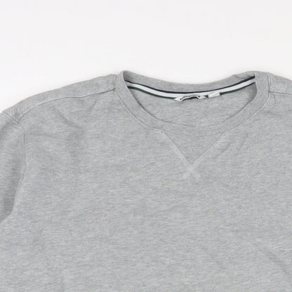 Bjorn Borg Mens Grey Cotton Pullover Sweatshirt Size S - Embroidered