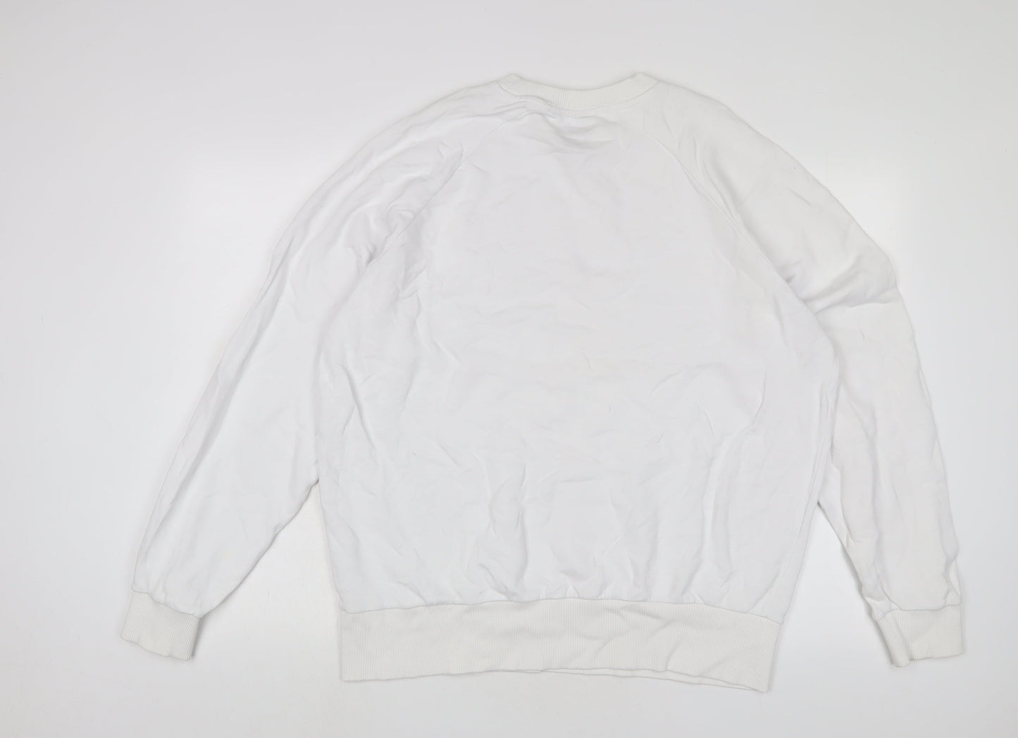 Womens UK Size 10 COLLUSION White Pullover Sweatshirt