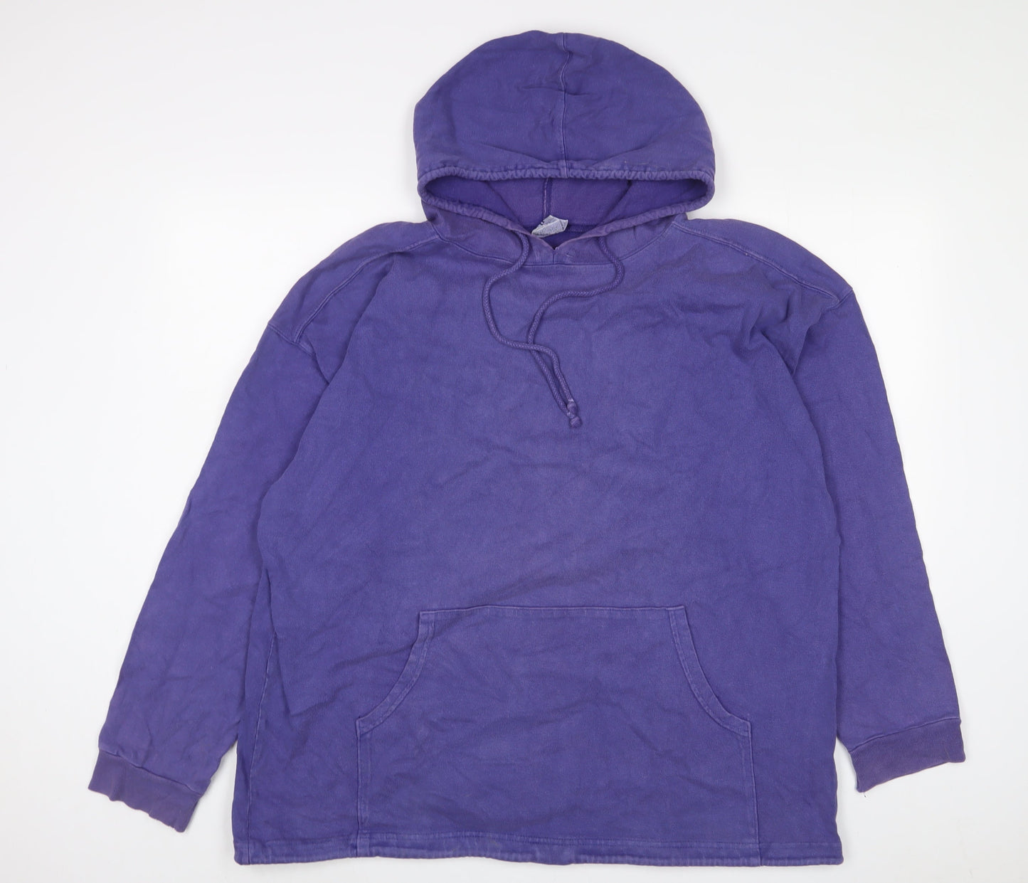 Gap Womens Purple Cotton Pullover Hoodie Size L Pullover