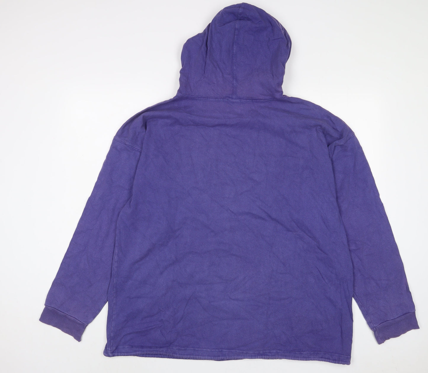 Gap Womens Purple Cotton Pullover Hoodie Size L Pullover
