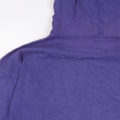Gap Womens Purple Cotton Pullover Hoodie Size L Pullover