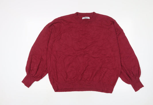 Womens UK Size M Replay Purple Pullover Jumper