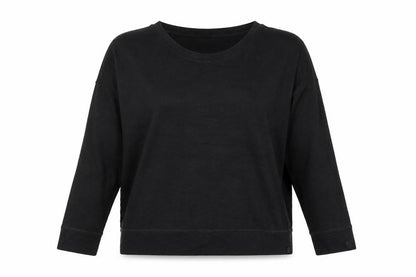 Faceplantdreams Womens Grey Solid Viscose Top Pyjama Top Size XL