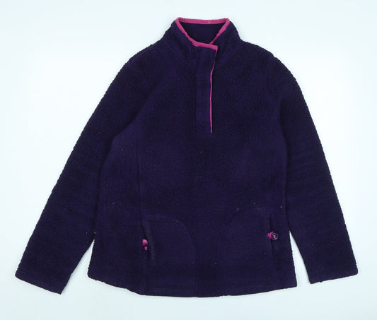 Womens UK Size 14 Maine Purple Pullover Jumper