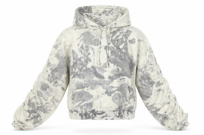 Misspap Womens Ivory Cotton Pullover Hoodie Size 6 - Logo