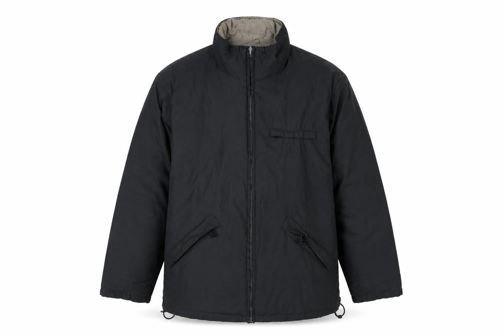 Chaps Womens Black Jacket Coat Size 36 Zip - Logo