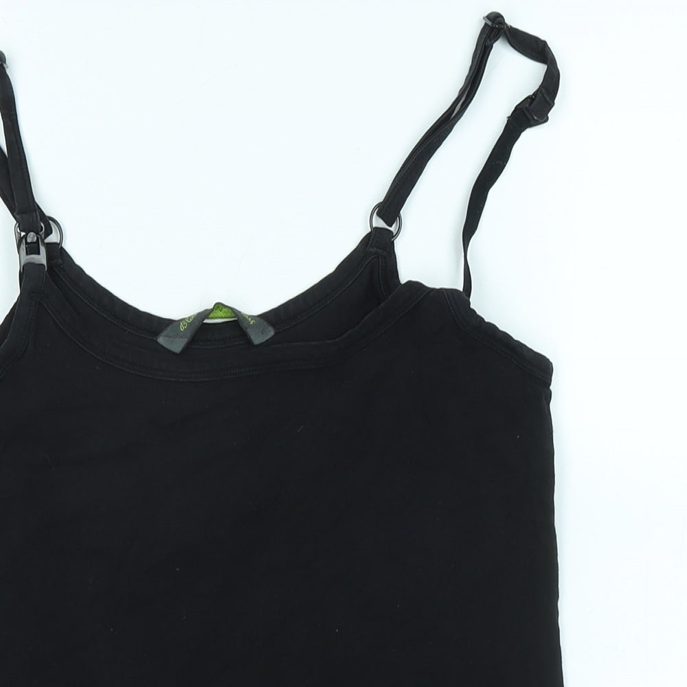 Womens UK Size M Blooming Marvellous Black Basic Tank