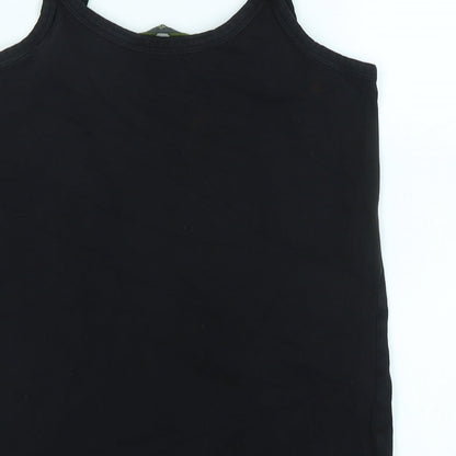 Womens UK Size M Blooming Marvellous Black Basic Tank