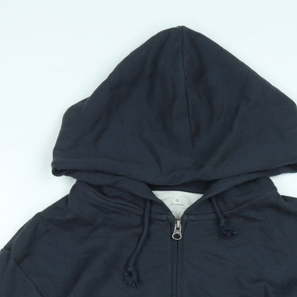 YKK Mens Blue Jacket Size S Zip - Logo