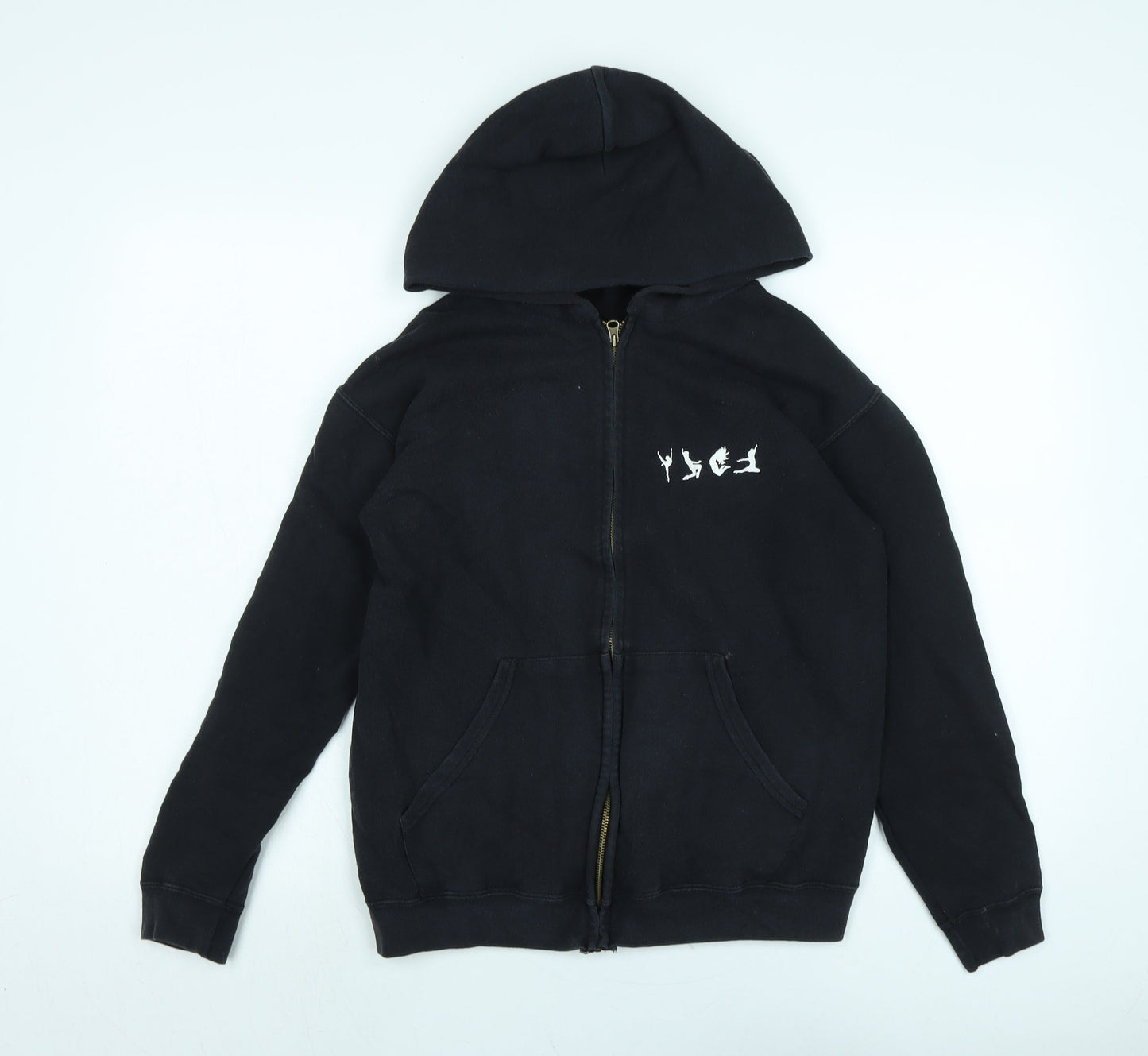 Jayne Harrison Girls Black Jacket Size 12-13 Years Zip - Jayne Harrison School Of Dance