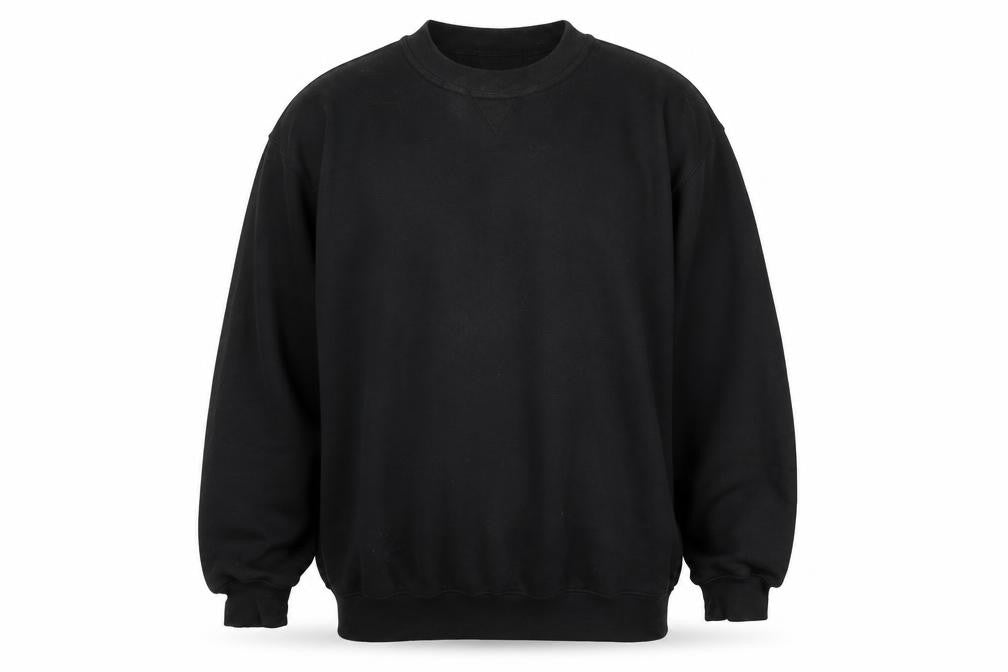 Mens UK Size M Zantos Black Henley Sweatshirt