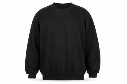 Mens UK Size M Zantos Black Henley Sweatshirt