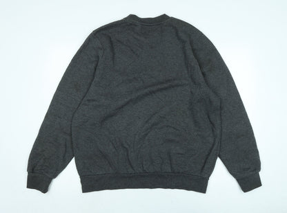 Mens UK Size L Slazenger Grey Pullover Sweatshirt