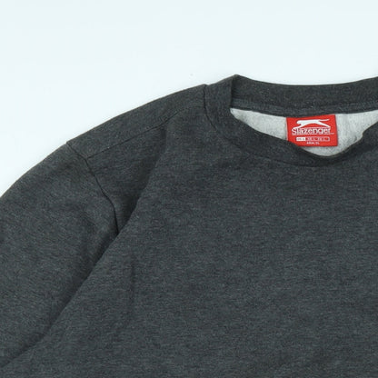 Mens UK Size L Slazenger Grey Pullover Sweatshirt