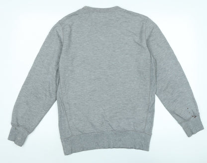 Mens UK Size M Easy Grey Pullover Sweatshirt